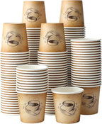600 Pack 4 oz Small Coffee Cups, Disposable Paper Espresso Cups for Hot/Cold Drinks, Office, Home, Shop, Event