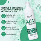 Toy Cleaner Foam 237ml (Pack of 2) – Gentle, Non-Irritating Formula for Adult Toy Hygiene – Safe and Effective Cleaning Solution
