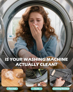 Washing Machine Cleaner Tablets 36 Pack: 18 Month Supply Washer Machine Cleaning Descaler For HE, Front Loader & Top Load Washer, Removes Pet Hair, Odors, Cleans Pipe, Drain & Hose, 8G