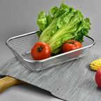 Utensil Drying Rack, 2 Pack Stainless Steel Utensils Holder Dishwasher Silverware Basket, Compact Dish Rack Chopsticks Spoons, Forks, Knifes Drainer Basket Organizer for Kitchen Counter, Medium
