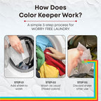 Color Keeper® Dye-Trapping Laundry-Saving Sheets, 100 Value Pack | Fragrance Free | Bleach-free Protection for Mixed Laundry
