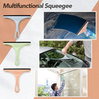 48 Pcs Squeegee for Shower Glass Door, 8.7 Inch Silicone Shower Squeegee Small Glass Wiper Window Scrubber Household Cleaning Wiper Tool with Hanging Hole for Car Windshield, Pink, Blue, Green