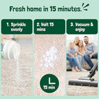 Sunny & Honey Carpet Deodorizer Powder - Pet Safe Freshener for Carpets, Pet Beds and Car Seats - Berry Odor Eliminator for Cat Urine and Wet Dog Smells (20 oz)