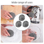 40 Pack Steel Wool Scrubber Pads, Stainless Steel Scrubber, Scrubbing Scouring Pad, Steel Wool Scrubbers for Pots and Pans, Stoves,Broiler Racks,Grills and More