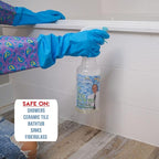 Don Aslett Tub n' Tile Foaming Bathroom Cleaner Set - 32 Oz Concentrated Formula | Cleaning Supplies for Shower Doors, Tile, Tub, and Sink