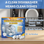 Dishwasher Cleaner and Deodorizer Tablets – 24 Pack, Natural Heavy Duty Deep Cleaning Descaler pods, Compatible with All Dish washer Models, Removes Limescale Grease& Odor, Septic Safe(1-Year Supply)
