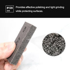MIRACLE Eraser #120 – Rust & Scratch Remover, Metal Tool Cleaner, Polishing Block – 2.36 x 0.79 x 0.39 in (60 x 20 x 10 mm)