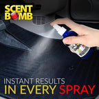 Scent Bomb Air Freshener Spray, Long-Lasting Odor Eliminator for Home & Car, Effective Deodorizer for Kitchen, Bathroom, Fresh Room Spray & Smell Neutralizer, Black Bomb Scent