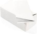 100 Pack Linen Feel Guest Paper Hand Towels | Disposable Super Absorbent Airlaid Paper Towels For Bathroom, Party, Weddings, Or Events | 12 x 17 Inches 1/6 Folded Decorative Design