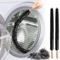 Dryer Vent Cleaner Kit, 2 Pack Dryer Lint Brush, 30 Inch Long Flexible Lint Remover, Refrigerator Coil Cleaning Brush, Home Essentials (Long-Style)