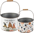 Primitives by Kathy Bucket Set - Gnomes design Happy Halloween