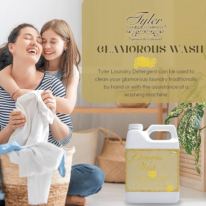 Tyler Candle Wash French Market 32 oz Fine Laundry Detergent w/Dryer Sachet Pouch