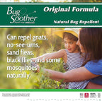 Bug Soother Refill - Natural Insect, Gnat and Mosquito Repellent & Deterrent - 100% DEET-Free Safe Bug Spray for Adults, Kids, Pets, Environment - Includes Free 1 oz. Travel Size. (16 oz.)
