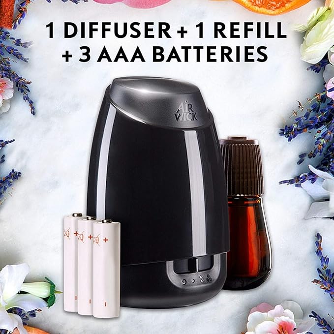 Air Wick Essential Mist, Essential Oil Diffuser Refill, Air Freshener, Fresh Water Breeze, 2.01 Fl Oz (Pack of 3)