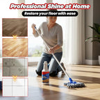 Floor Restore for Wood Floors: Floor Clean Restorer & Polish for Tile, Shine Wood, Laminate, Vinyl, Bamboo - Quick-Drying Flooring Protection Agent (2, 150 ml)