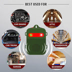 Mouse Repellent Battery Operated Rodent Repellent for Car Engines Under Hood Ultrasonic Mice Repeller for Cars Indoor Garage RV Attic Rat Deterrent
