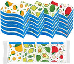 AIDEA Sponges Kitchen, Non-Scratch Scrub Sponge-24Count, Sponges for Non-Stick Cookware, Cellulose Sponge for Dishes, Cleans Fast Without Scratching, Cleaning Power for Kitchen, Bathroom, Household