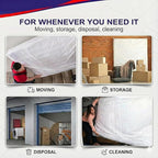 2 PK 4Mil Heavy Duty Full/Twin XL/Twin Mattress Bags for Moving,Clear Plastic Mattress Bags for Storage, Full/Twin Mattress Cover for Moving