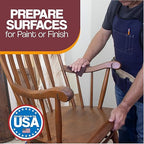 6" x 9" Non-Woven Surface Prep Between Coats Finishing Pads for Wood, Metal, Rust Removal, Deburring, Clean Metal, Medium Red Scuff Pads for Paint Prep - 320 Grit - 10 Pack (Maroon)