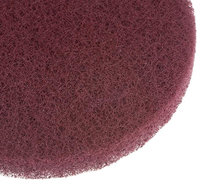 HARFINGTON 10pcs Drill Power Brush 5 inch Tile Scrubber Scouring Pads 320-400 Grit for Bathroom Kitchen Household Cleaning