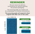 AIDEA Non-Scratch Scouring Pads, Dish Scrubber Pads for Household and Kitchen, Multipurpose Scour Pads for Cleaning, 24 Pack, 5.5in*3.5in