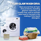 Worldwide Nutrition Bundle Compatible with Tyler Glamorous Wash Diva Laundry Liquid Detergent - Hand and Machine Washable Diva Laundry Detergent - 112g (4 Oz) Detergent with Keychain