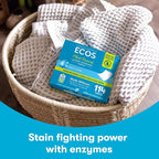 ECOS Laundry Detergent Sheets Vegan, No Plastic Jug, No Mess, Liquid Free - Hypoallergenic, Plant Powered Laundry Detergent Sheet - Magnolia & Lily - 114 Count (Pack of 1)