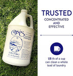 Oasis Biocompatible Laundry Detergent Liquid - Reuse Greywater for Plants - Clean, Safe, Concentrated & Effective, Grey Water Friendly, Sodium-Free, Biodegrades Into Plant Nutrients - HE 128 Loads