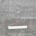 8" Clear Plastic Suction Squeegee Shower Window Cleaner