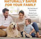 Citra Solv Concentrated Household Cleaner & Degreaser -Valencia Orange Scent 8 fl oz Safe, Effective, and Versatile Cleaning Solution, Natural Ingredients Non Toxic,Biodegradable, Made in USA (12)