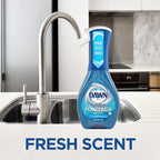 Dawn Powerwash Spray, Dish Soap, Dishwashing Liquid, Fresh, 1 Starter Kit + 3 Refills, 4x16 Fl Oz