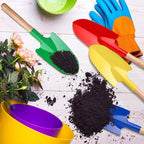 Gisafai 24 Pcs Toy Shovels for Kids Gardening Tools Kids Shovel Mini Metal Garden Shovel Sand Shovels with Sturdy Wooden Handle for Summer Beach Toddler Soil Planting Digging Tools, 4 Colors