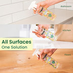 Good Natured Brand All-Purpose Cleaner Concentrate | Multi-Surface Cleaner | Natural Lemon Essential Oil | Multipurpose Cleaner Concentrate All Surfaces | Lemon Love | 4oz makes 64oz