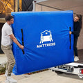 Mattress Bags for Moving, BETU Mattress Protector Waterproof Mattress Cover King Size Storage Bags with 8 Heavy-Duty Handles and Zipper for Bed Extra Thick Large Reusable(2 Pack, 82"x79"x15" Blue)