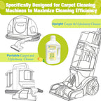 150X Concentrate Carpet Cleaner Solution Makes 39.6 Gal Formula for Portable Carpet Deep Cleaner and Upright Upholstery Cleaner Machine, 33.8 Fl.oz Carpet Stain Remover Lemon Scent