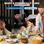 Dishwasher Cleaner And Deodorizer Tablets 24 Pack,Deep Cleaning Descaler Pods for Dish Washer,Lemon Scented Dish Washer Machine Tablets for Limescale,Mineral Buildup, Odor,Septic Safe- 1 Year Supply