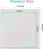 JOYMOOP Multipurpose Wire Dish Rags 11.8" x11.8", Rainbow Laser Dish Cloths for Washing Dishes, Reusable Cleaning Cloths, Non-Scratch Dishwashing Rags for Dishes, Glass, Stainless Steel - 20 Pack
