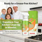 Electrolyzed Ion Kitchen Cleaner Spray - Natural Ingredient Formula & Multi-Purpose Cleaner-Purpose Degreaser for Oven, Stove, Grill, Range Hood & All Kitchen Appliances (1)