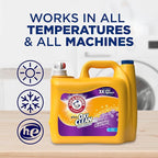ARM & HAMMER Plus OxiClean with Odor Blasters Liquid Laundry Detergent, Laundry Odor Remover, Attacks Stains, Fresh Burst Scent, 122 Loads, 158.6 Fl Oz