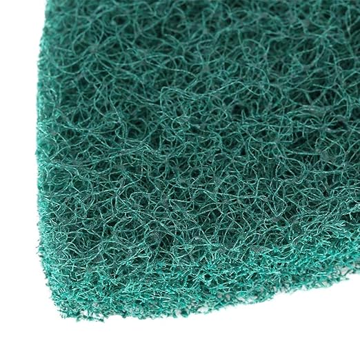 YWBL-WH 5Pcs Scouring Scrub Pads, Reusable Triangle Polishing Pad Self Adhesive Plate Grinding Machine Accessories, 3.5 * 3.5 * 3.5inch