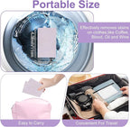 Loopeer 600 Loads Laundry Detergent Sheets Bulk No Leak Laundry Soap Sheets Anti Sensitive Liquidless Laundry Supplies Washing Strips for Home Dorm(Lavender)