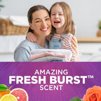 ARM & HAMMER Plus OxiClean Odor Blasters Fresh Burst,77 Loads Liquid Laundry Detergent,100.5 Fl oz,(Pack of 2)