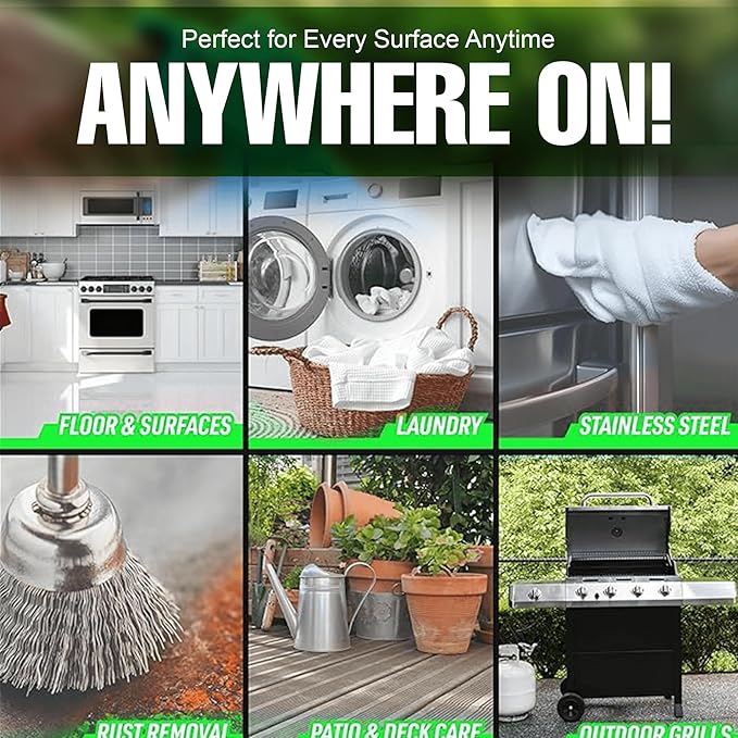 20% Vinegar Cleaning Spray Kit - All-Purpose 4L Vinegar Cleaner with Electric Sprayer for Home, Garden and Outdoor Surfaces - Organic, Pet-Safe Window & Glass Cleaning Solution