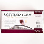 BROADMAN CHURCH SUPPLIES Plastic, Disposable, Recyclable Communion Cups, 2000 Count