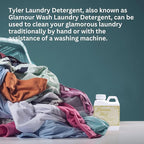 Worldwide Nutrition Bundle Compatible with Tyler Glamorous Wash Diva Laundry Liquid Detergent - Hand and Machine Washable Diva Laundry Detergent - 112g (4 Oz) Detergent with Keychain