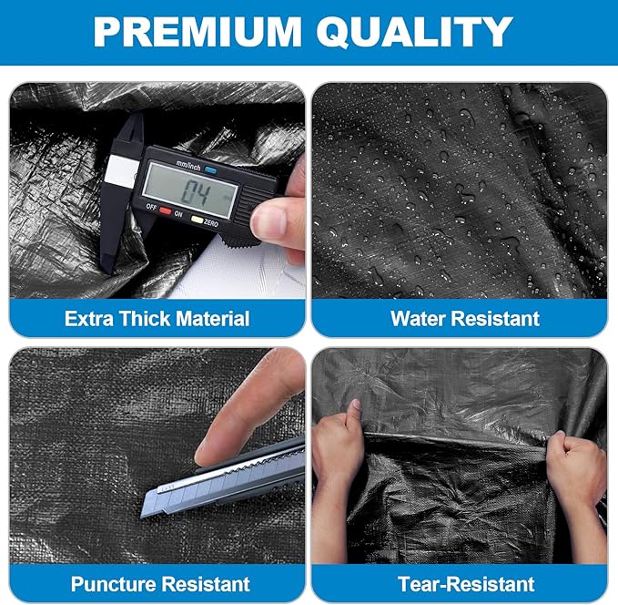 TICONN Mattress Bags for Moving, Heavy Duty Twin XL Mattress Cover Storage Bag with Full-Around Handle and Adjustable Buckles (Black, Twin XL)