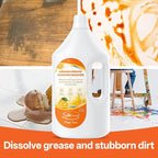 Floor Cleaning Solution Orange Scent, Compatible with Roborock Cleaning Solution Quick Drying Without Residue Suitable for All Robot Vacuums and Wet Dry Dual-Use Vacuum Cleaners (2.5 L, Orange)
