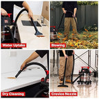 Shop-Vac 5430162 Wet/Dry Vacuum, 5 Gallon, 4 Peak HP, 1-1/4 Inch Diameter x 7 Foot Hose, 6 Foot Cord, Ideal for Jobsite, Garage, Workshop & Home