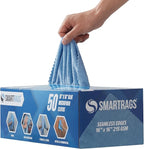 Arkwright Smart Rags Microfiber Cleaning Cloths, Pallet of 8000, Lint Free 215 GSM Reusable Towels for Auto, Office and Household Cleaning, 16 x 16 in, Blue