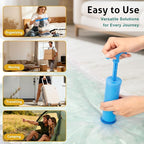 12 Pack Medium Travel Vacuum Storage Bags, Portable Vacuum Seal Bags for Clothing Travel with Pump, Space Saver Bag for Luggage Suitcases Clothes Bedding Seasonal Storage